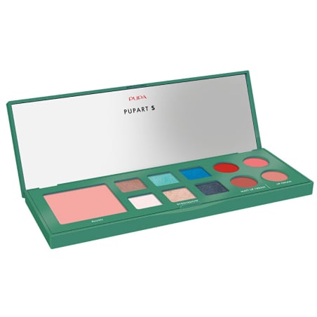 Paletka na tvář Pupart Small Green (Palette) PUPA Milano - 11,4 g