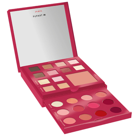 Paletka na tvář Pupart Medium Burgundy (Palette) PUPA Milano - 18,8 g