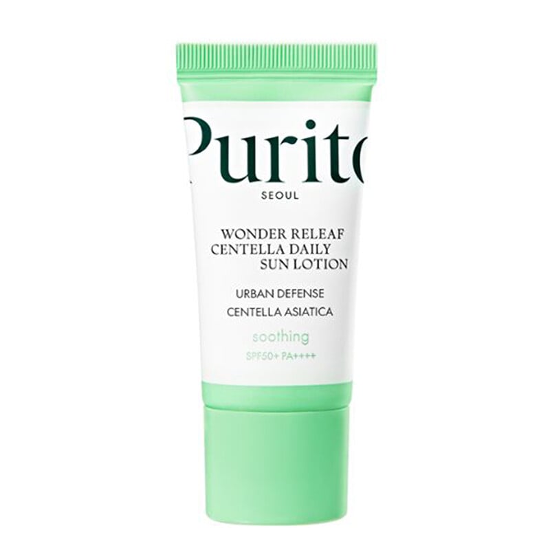 Opalovací mléko na obličej SPF 50+ (Wonder Releaf Centella Daily Sun Lotion) PURITO - 15 ml Opalovací mléko na obličej SPF 50+ (Wonder Releaf Centella Daily Sun Lotion) PURITO - 15 ml