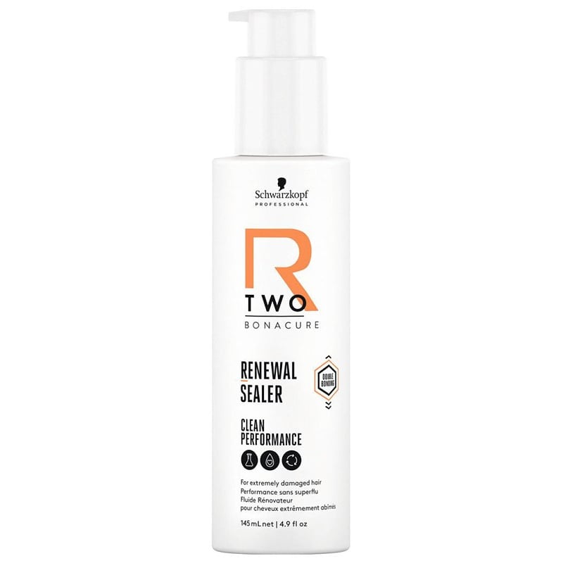 Bezoplachová péče pro extrémně poškozené vlasy R-Two Bonacure (Renewal Sealer) Schwarzkopf Professional - 145 ml Bezoplachová péče pro extrémně poškozené vlasy R-Two Bonacure (Renewal Sealer) Schwarzkopf Professional - 145 ml