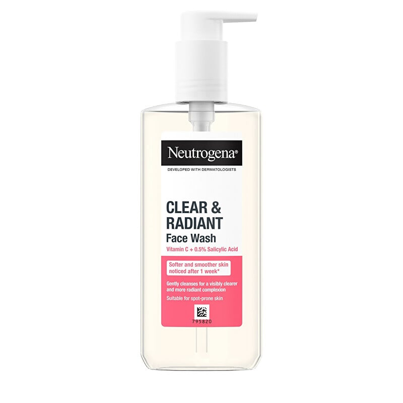 Rozjasňující čisticí gel pro problematickou pleť Clear & Radiant (Face Wash) Neutrogena - 200 ml Rozjasňující čisticí gel pro problematickou pleť Clear & Radiant (Face Wash) Neutrogena - 200 ml
