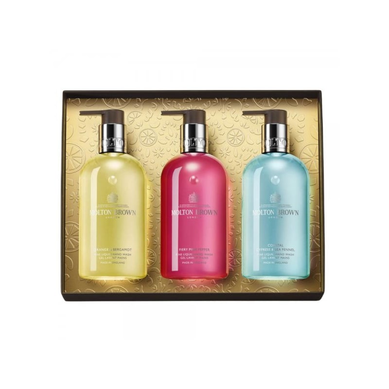 Dárková sada tekutých mýdel Floral and Aromatic Hand Care Collection Gift Set Molton Brown