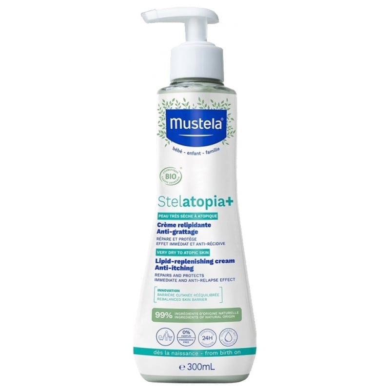 Zklidňující a obnovující krém Stelatopia+ (Lipid-replenishing Cream) Mustela - 300 ml Zklidňující a obnovující krém Stelatopia+ (Lipid-replenishing Cream) Mustela - 300 ml