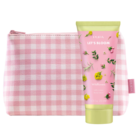 Tělové mléko s taštičkou Wild Flowers Let`s Bloom (Body Lotion) PUPA Milano - 200 ml