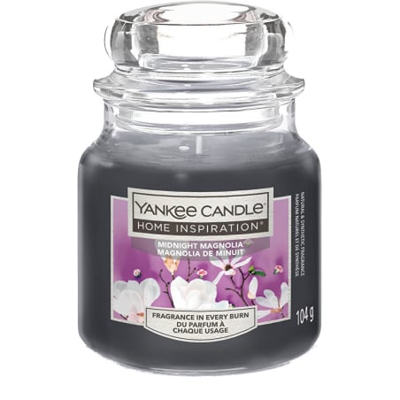 Vonná svíčka Home Inspiration malá Midnight Magnolia Yankee Candle - 104 g