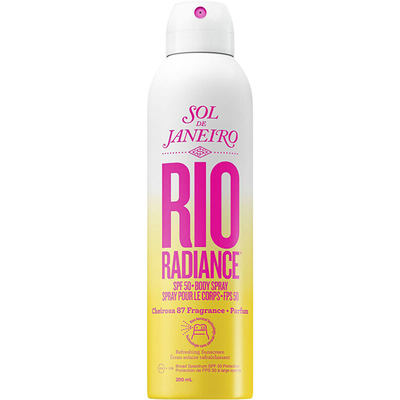 Chladící tělový sprej na opalování SPF 50 Rio Radiance (Body Spray) Sol de Janeiro - 200 ml Chladící tělový sprej na opalování SPF 50 Rio Radiance (Body Spray) Sol de Janeiro - 200 ml