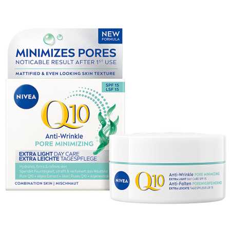 Denní krém SPF 15 Q10 Anti-Wrinkle Pore Minimizing (Day Care) Nivea - 50 ml