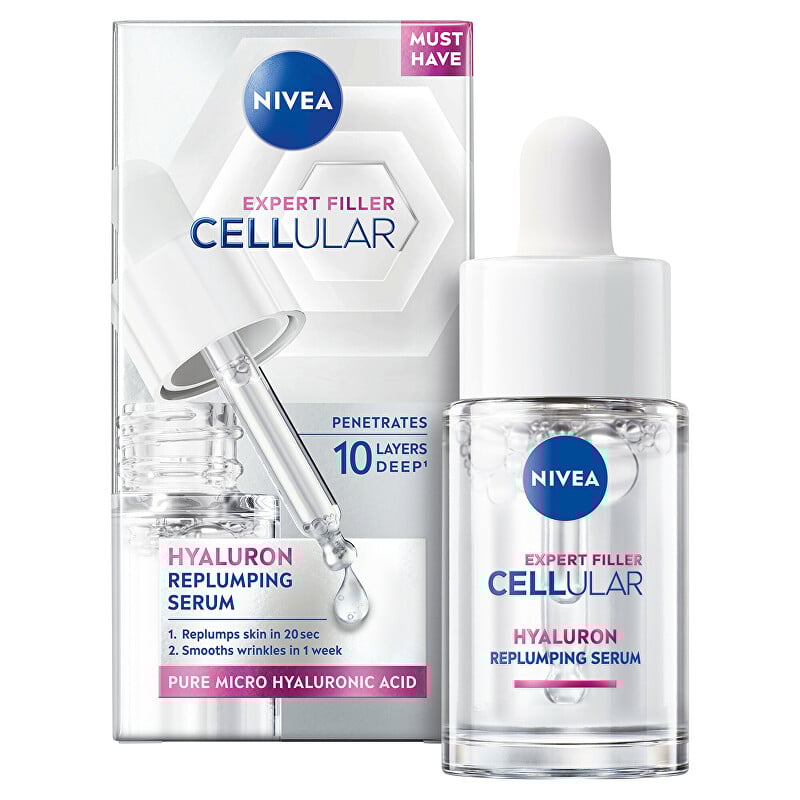 Hydratační sérum proti vráskám Cellular Expert Filler Hyaluron Nivea - 15 ml Hydratační sérum proti vráskám Cellular Expert Filler Hyaluron Nivea - 15 ml