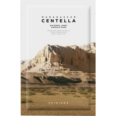 Zklidňující platýnková maska Madagascar Centella (Watergel Sheet Ampoule Mask) SKIN1004 / Varianta: 5 ks - 5 ks