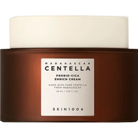 Hydratační a obnovující pleťový krém Madagascar Centella (Probio-Cica Enrich Cream) SKIN1004 - 15 ml