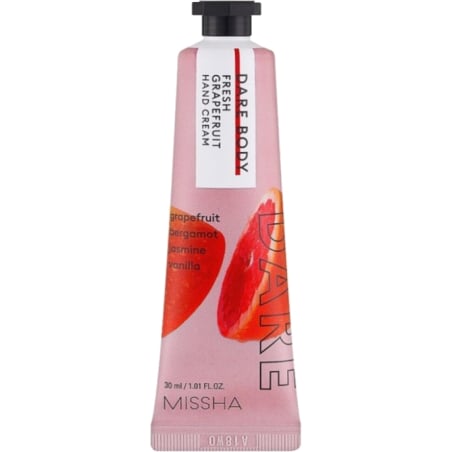 Hydratační krém na ruce Dare Body Fresh Grapefruit (Hand Cream) Missha - 30 ml