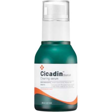 Zklidňující sérum proti nedokonalostem pleti Cicadin Blemish (Clearing Serum) Missha - 30 ml