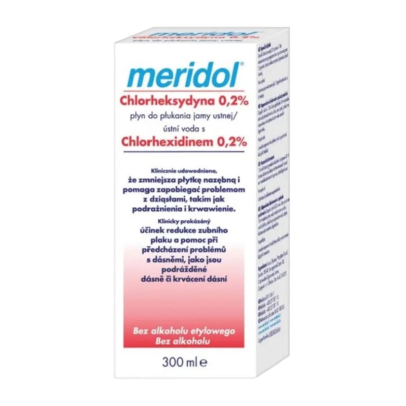 Ústní voda s chlorhexidinem Meridol - 300 ml Ústní voda s chlorhexidinem Meridol - 300 ml