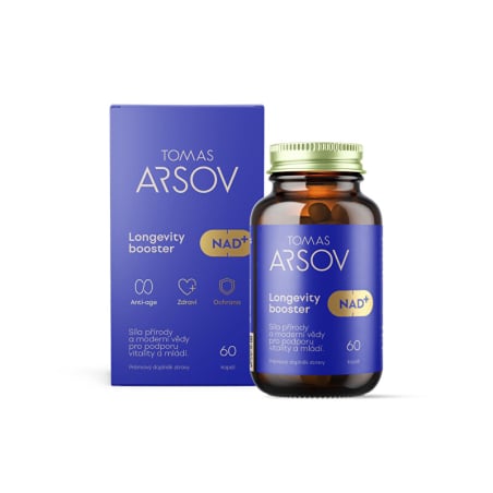 Longevity booster NAD+ doplněk stravy Tomas Arsov - 60 kapslí