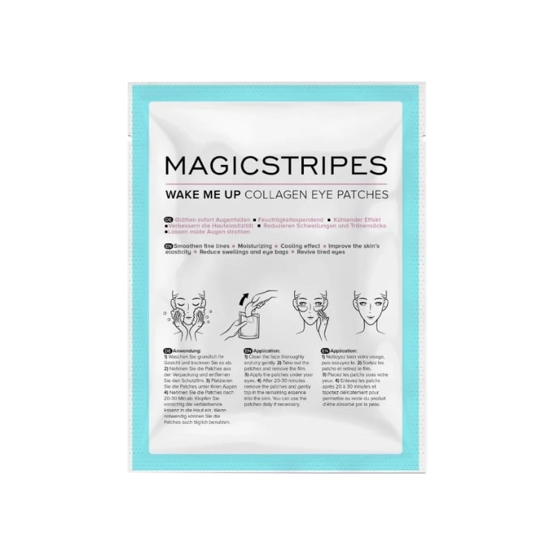 Kolagenová maska na oční okolí (Wake Me Up Collagen Eye Patches) MAGICSTRIPES / Varianta: 5 ks - 5 ks Kolagenová maska na oční okolí (Wake Me Up Collagen Eye Patches) MAGICSTRIPES / Varianta: 5 ks - 5 ks