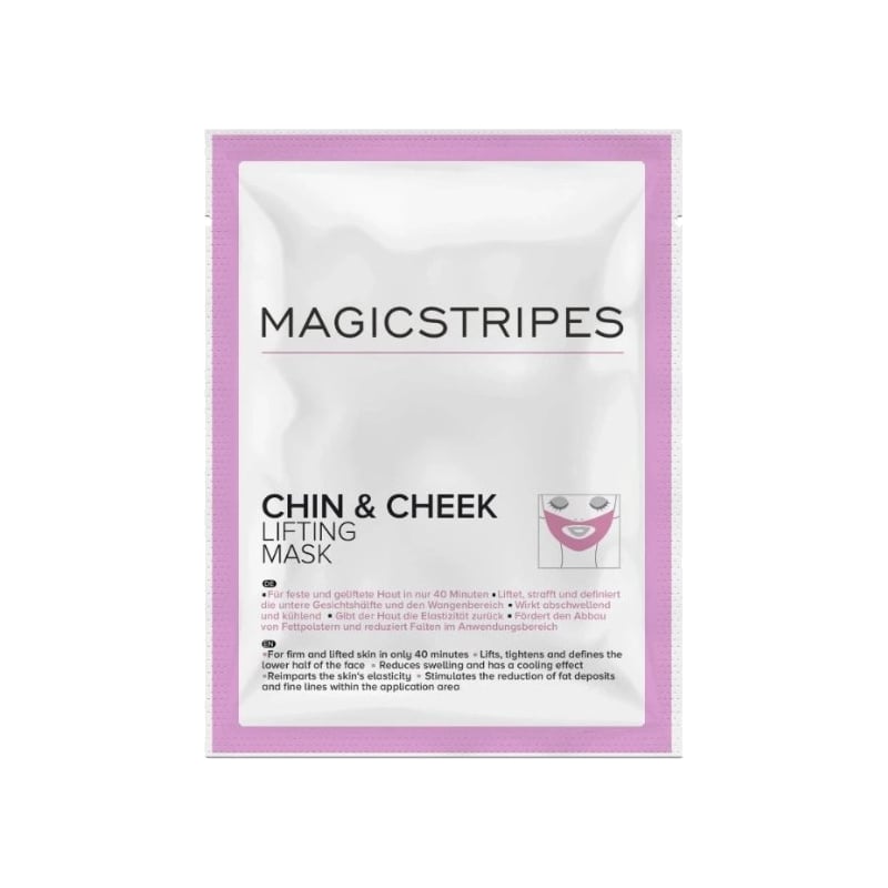 Liftingová maska na bradu a tváře (Chin & Cheek Lifting Mask) MAGICSTRIPES / Varianta: 1 ks - 1 ks Liftingová maska na bradu a tváře (Chin & Cheek Lifting Mask) MAGICSTRIPES / Varianta: 1 ks - 1 ks
