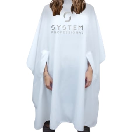 Kadeřnická pláštěnka White (Cape) System Professional