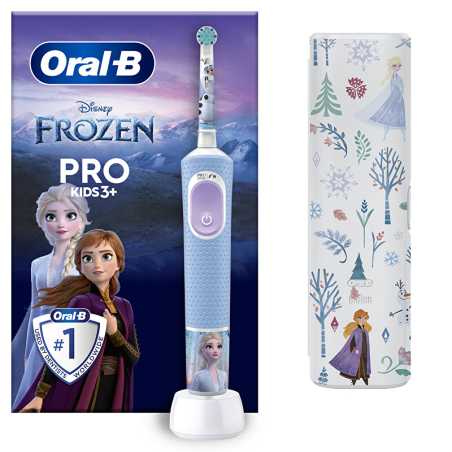 Elektrický zubní kartáček s cestovním pouzdrem Vitality Pro Kids Frozen Oral B