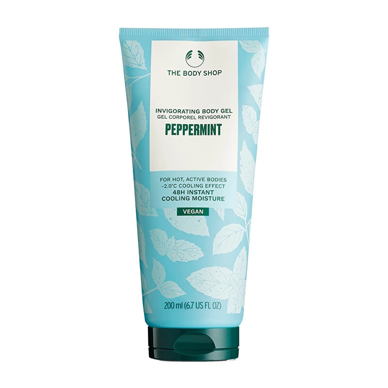 Chladivý tělový gel Peppermint (Invigorating Body Gel) The Body Shop - 200 ml Chladivý tělový gel Peppermint (Invigorating Body Gel) The Body Shop - 200 ml
