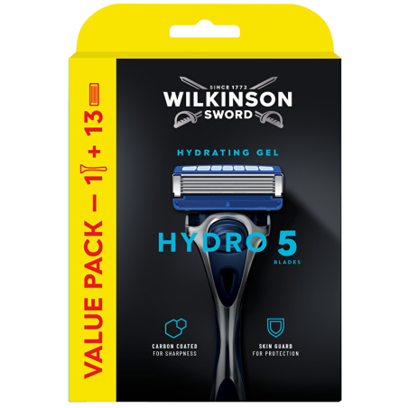 Holicí strojek Hydro 5 Skin Protection + 13 hlavic Wilkinson Sword