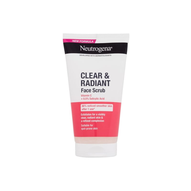 Pleťový peeling Clear & Radiant (Face Scrub) Neutrogena - 150 ml Pleťový peeling Clear & Radiant (Face Scrub) Neutrogena - 150 ml