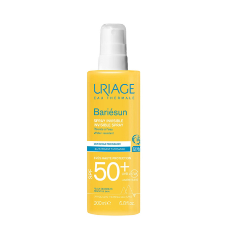 Sprej na opalování SPF 50+ Bariesun (Invisible Spray) Uriage - 200 ml