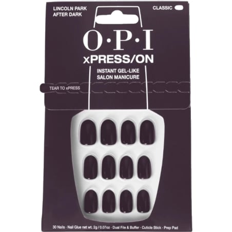 Gelové nehty xPRESS/ON (Press On Nails / Lincoln Park After Dark) OPI