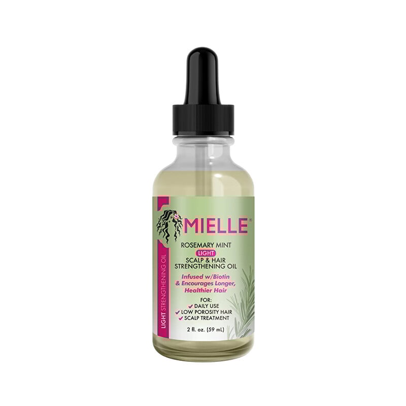Posilující olej na vlasy a pokožku hlavy Rosemary Mint Light (Scalp & Hair Strengthening Oil) Mielle - 59 ml Posilující olej na vlasy a pokožku hlavy Rosemary Mint Light (Scalp & Hair Strengthening Oil) Mielle - 59 ml