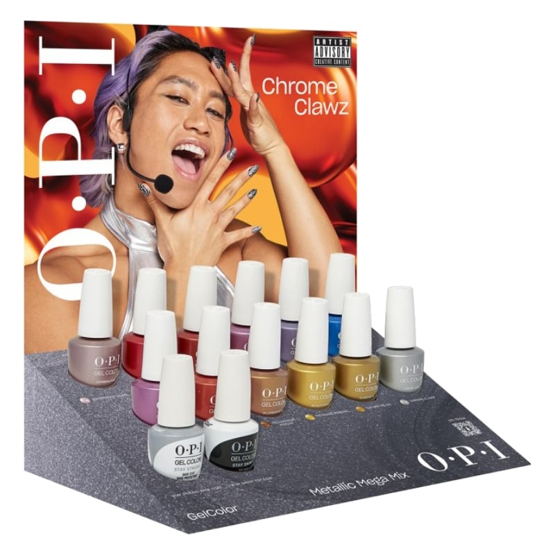 Sada laků na nehty Gel Color Metallic Mega Mix OPI - 14 ks Sada laků na nehty Gel Color Metallic Mega Mix OPI - 14 ks