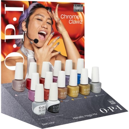 Sada laků na nehty Gel Color Metallic Mega Mix OPI - 14 ks