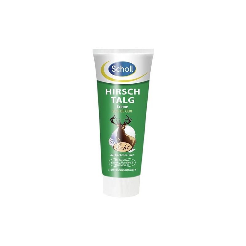 Bylinný krém pro suchou pokožku nohou i rukou Hirsch Talg (Cream) Scholl - 100 ml Bylinný krém pro suchou pokožku nohou i rukou Hirsch Talg (Cream) Scholl - 100 ml