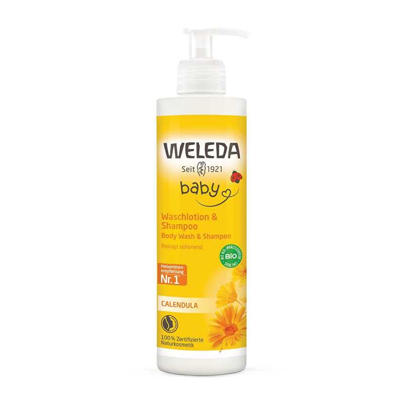Měsíčkový mycí krém a šampon (Body Wash & Shampoo) Weleda - 400 ml Měsíčkový mycí krém a šampon (Body Wash & Shampoo) Weleda - 400 ml