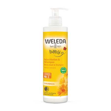 Měsíčkový mycí krém a šampon (Body Wash & Shampoo) Weleda - 400 ml
