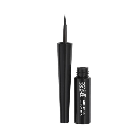 Tekuté oční linky Aqua Resist Color Ink (Eyeliner) Make Up For Ever / Odstín: 09 Khaki Twinkle - 2 ml
