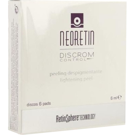 Exfoliační pleťové tampony Discrom Control (Lightening Peel Pads) NEORETIN - 6 ks