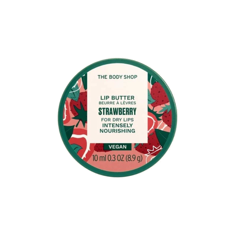 Vyživující a ochranný balzám na rty Strawberry (Lip Butter) The Body Shop - 10 ml Vyživující a ochranný balzám na rty Strawberry (Lip Butter) The Body Shop - 10 ml