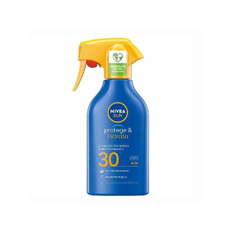 Hydratační sprej na opalování SPF 30 Sun (Protect & Moisture Spray) Nivea - 270 ml Hydratační sprej na opalování SPF 30 Sun (Protect & Moisture Spray) Nivea - 270 ml