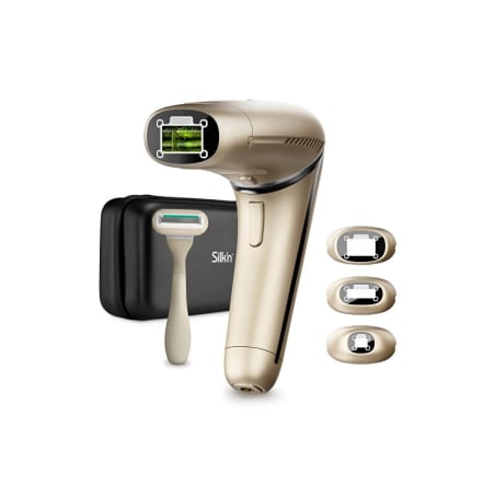 Pulzní laserový epilátor Silk’ n 7 s flexibilní hlavou Champagne (600.000 impulzů) Silk'n