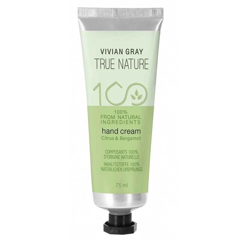 Krém na ruce True Nature Citrus & Bergamot (Hand Cream) Vivian Gray - 75 ml Krém na ruce True Nature Citrus & Bergamot (Hand Cream) Vivian Gray - 75 ml