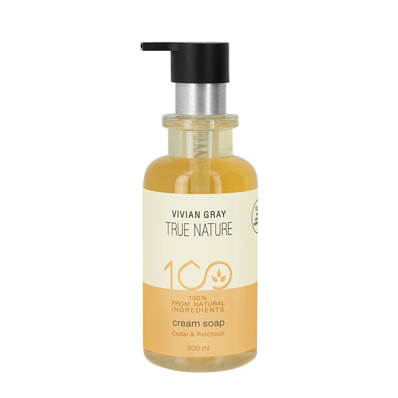Krémové tekuté mýdlo True Nature Cedar & Patchouli (Cream Soap) Vivian Gray - 300 ml Krémové tekuté mýdlo True Nature Cedar & Patchouli (Cream Soap) Vivian Gray - 300 ml
