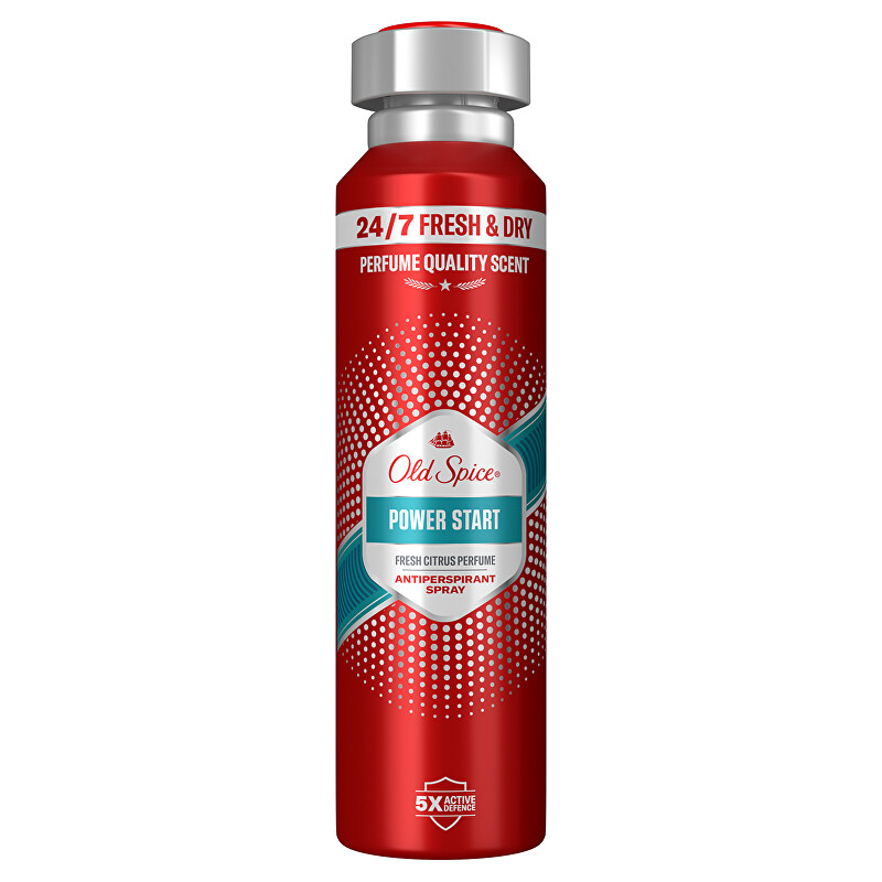 Antiperspirant ve spreji Power Start (Antiperspirant Spray) Old Spice - 150 ml Antiperspirant ve spreji Power Start (Antiperspirant Spray) Old Spice - 150 ml
