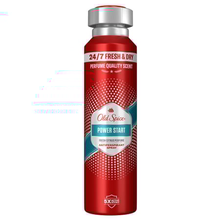 Antiperspirant ve spreji Power Start (Antiperspirant Spray) Old Spice - 150 ml