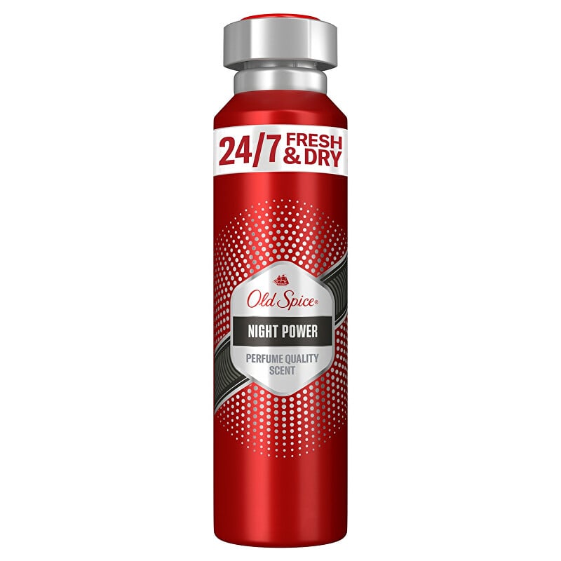 Antiperspirant ve spreji Night Power (Antiperspirant Spray) Old Spice - 150 ml Antiperspirant ve spreji Night Power (Antiperspirant Spray) Old Spice - 150 ml
