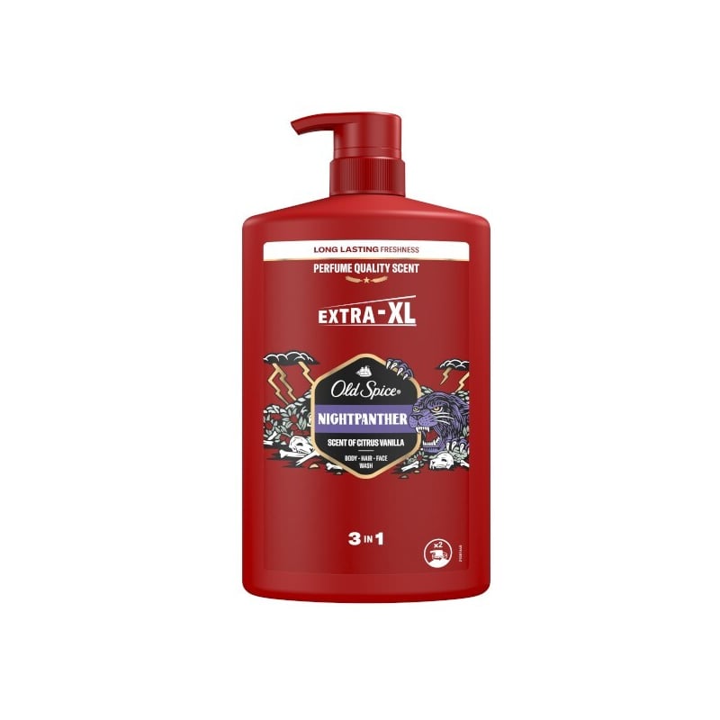 Sprchový gel pro muže NightPanther (Body-Hair-Face Wash) Old Spice - 400 ml Sprchový gel pro muže NightPanther (Body-Hair-Face Wash) Old Spice - 400 ml
