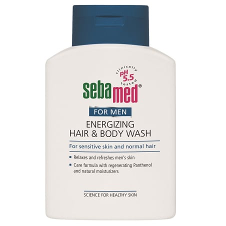 Sprchový gel a šampon 2v1 For Men (Energizing Hair & Body Wash) Sebamed - 200 ml
