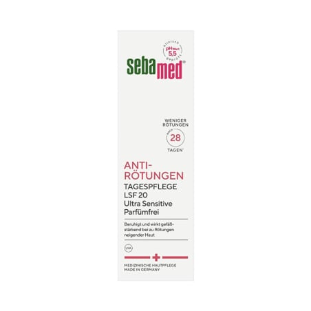 Lehký denní krém SPF 20 Anti-Redness (Day Cream) Sebamed - 50 ml