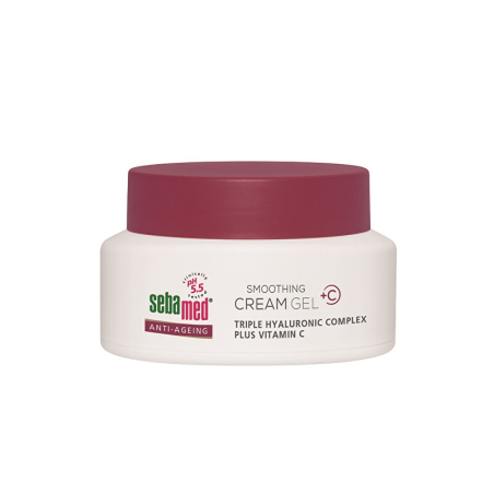 Vyhlazující krémový gel s kyselinou hyaluronovou Anti-Ageing (Smoothing Cream Gel) Sebamed - 50 ml