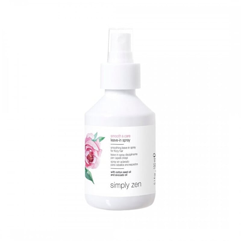 Bezoplachový sprej pro nepoddajné a krepaté vlasy Smooth & Care (Leave-In Spray) Simply Zen - 150 ml Bezoplachový sprej pro nepoddajné a krepaté vlasy Smooth & Care (Leave-In Spray) Simply Zen - 150 ml