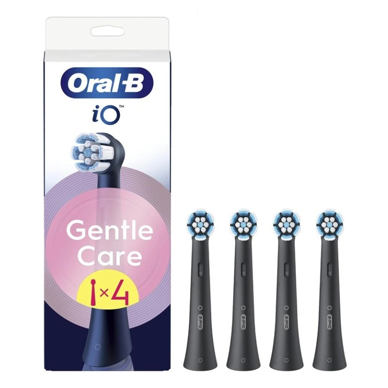 Kartáčkové hlavice iO Gentle Care Black Oral B - 4 ks Kartáčkové hlavice iO Gentle Care Black Oral B - 4 ks