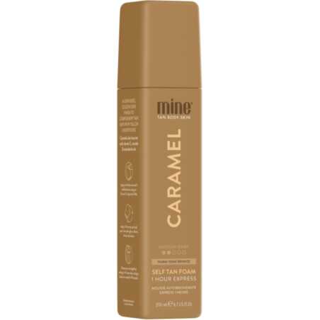 Samoopalovací pěna se zlatavým efektem Caramel (Self Tan Foam) Minetan - 200 ml